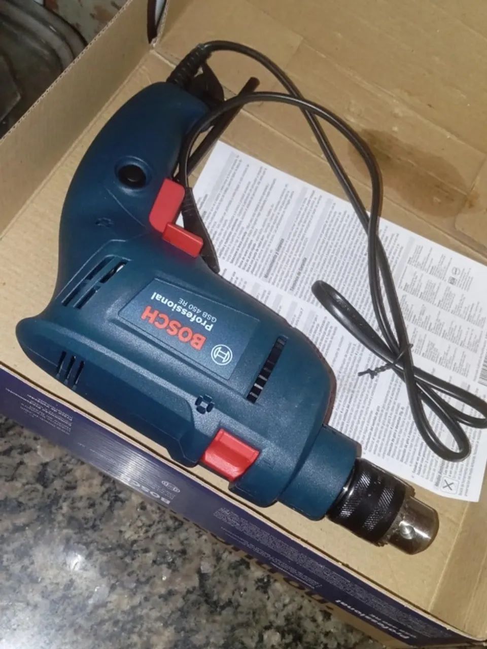 Furadeira de Impacto Bosch 450W - Foto 3