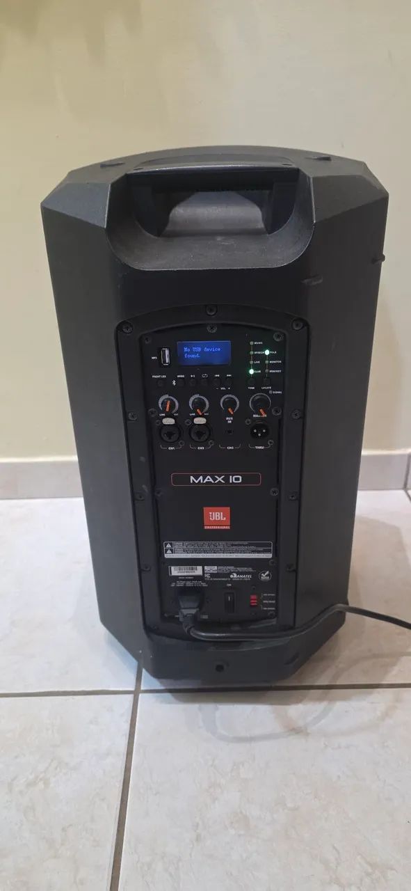 Caixa amplificada com Bluetooth JBL MAX 10 - Foto 2