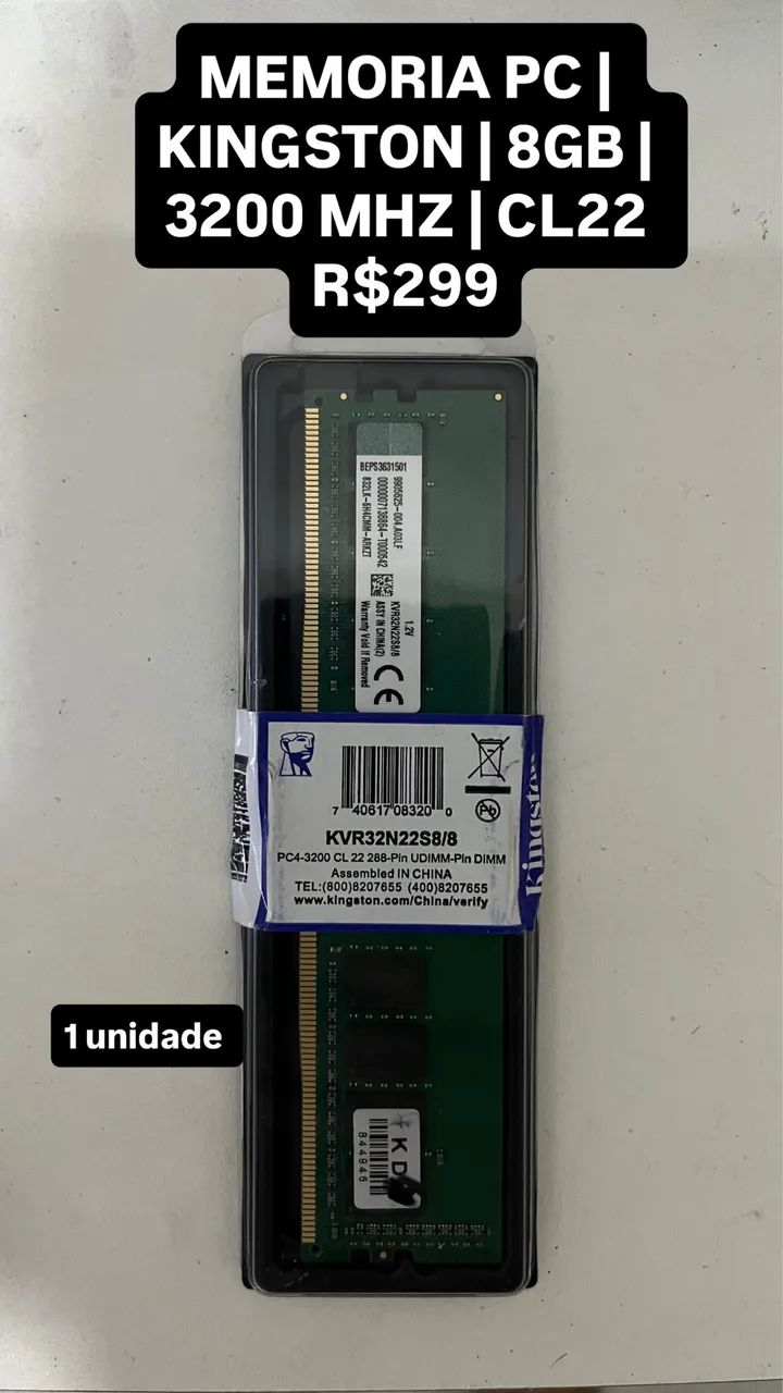 Memória pc | Ddr4 | 8GB | 2666 mhz  - Foto 2