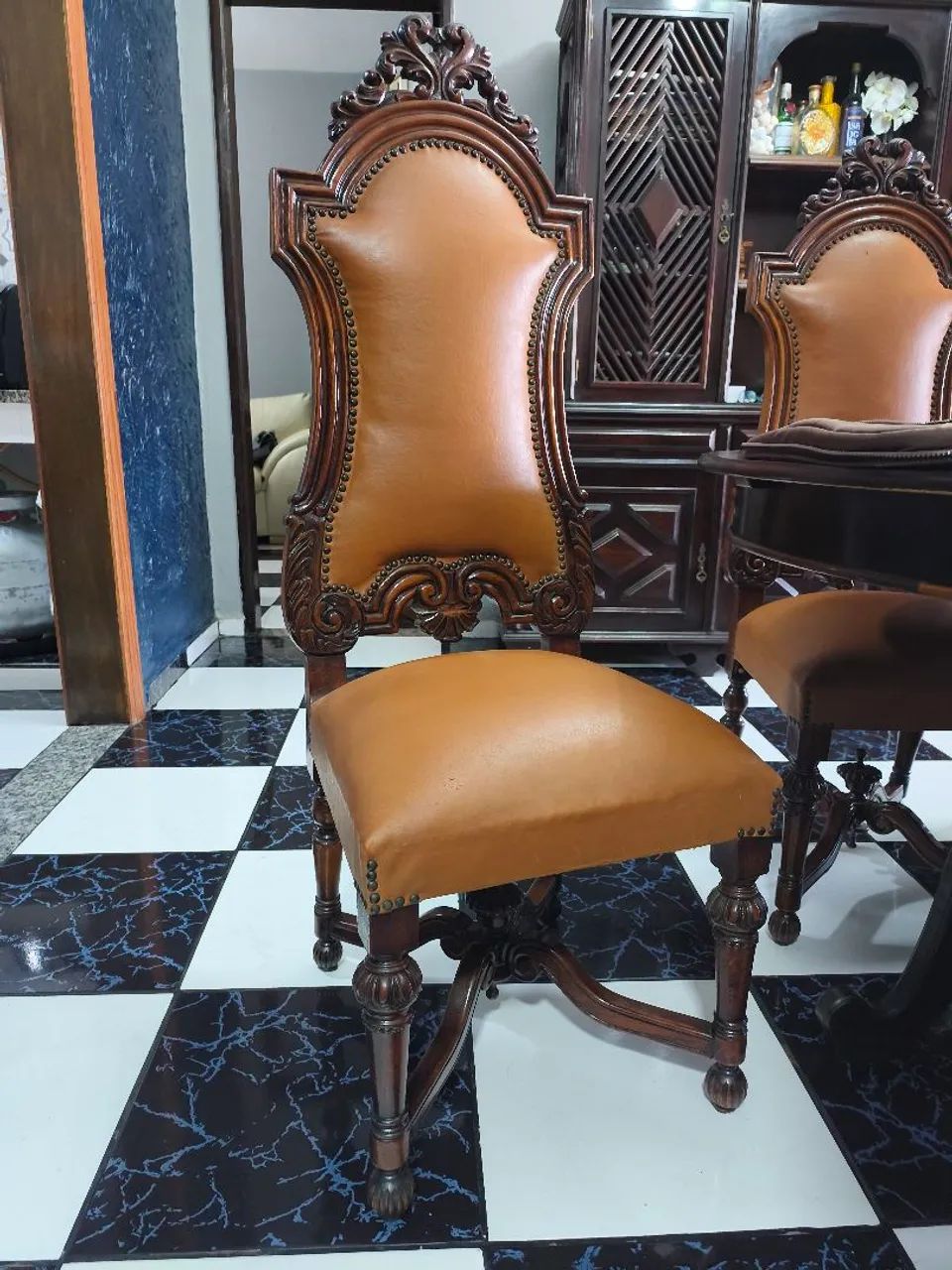 Conjunto de cadeiras estilo clássico/imperial  - Foto 5