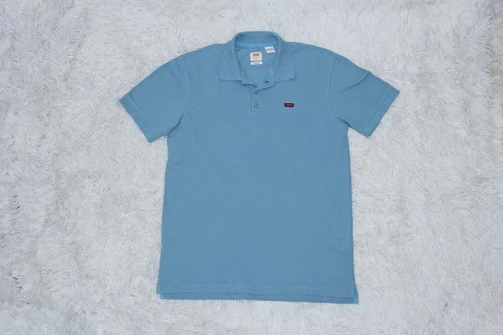 Camiseta polo azul Levis
