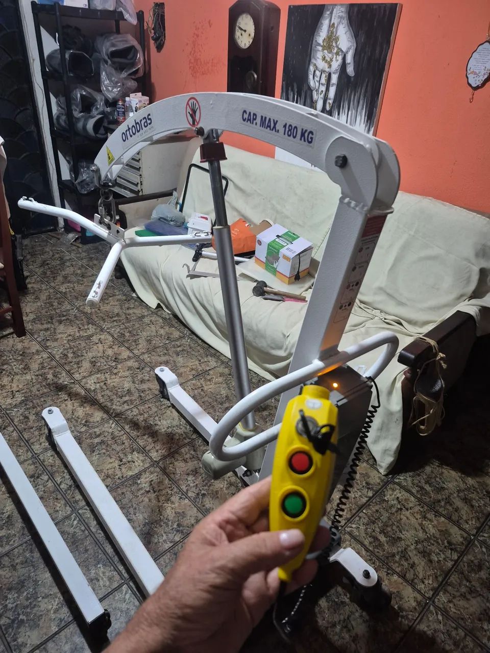 Guincho elétrico  para acamados - Foto 3