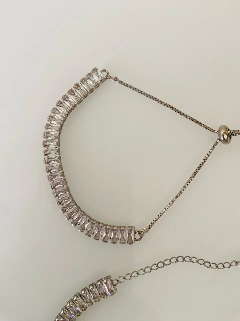 Pulseira + Chocker riveira cravejadas e ajustáveis - Foto 4