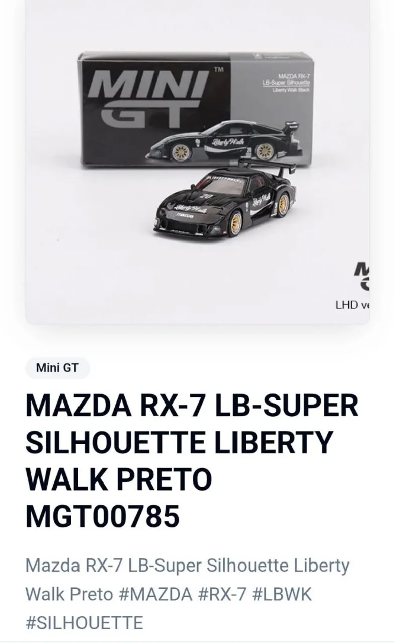 MINI GT Tooned Qube Carz 001 Nissan Skyline Kenmeri (Lacrada