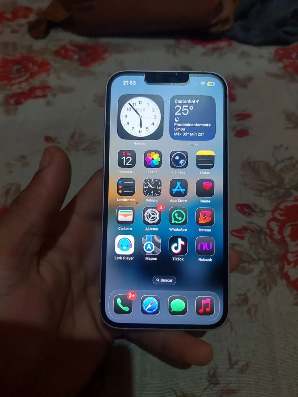 vendo iphone 13 256gb, todo original 