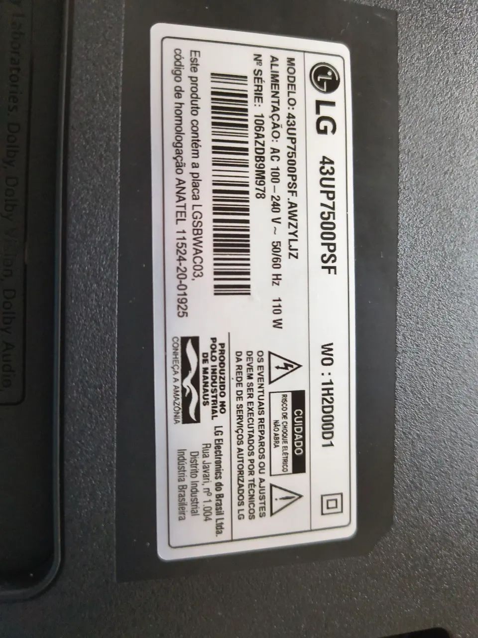 Smart TV LG 43UP7500PSF - Foto 3