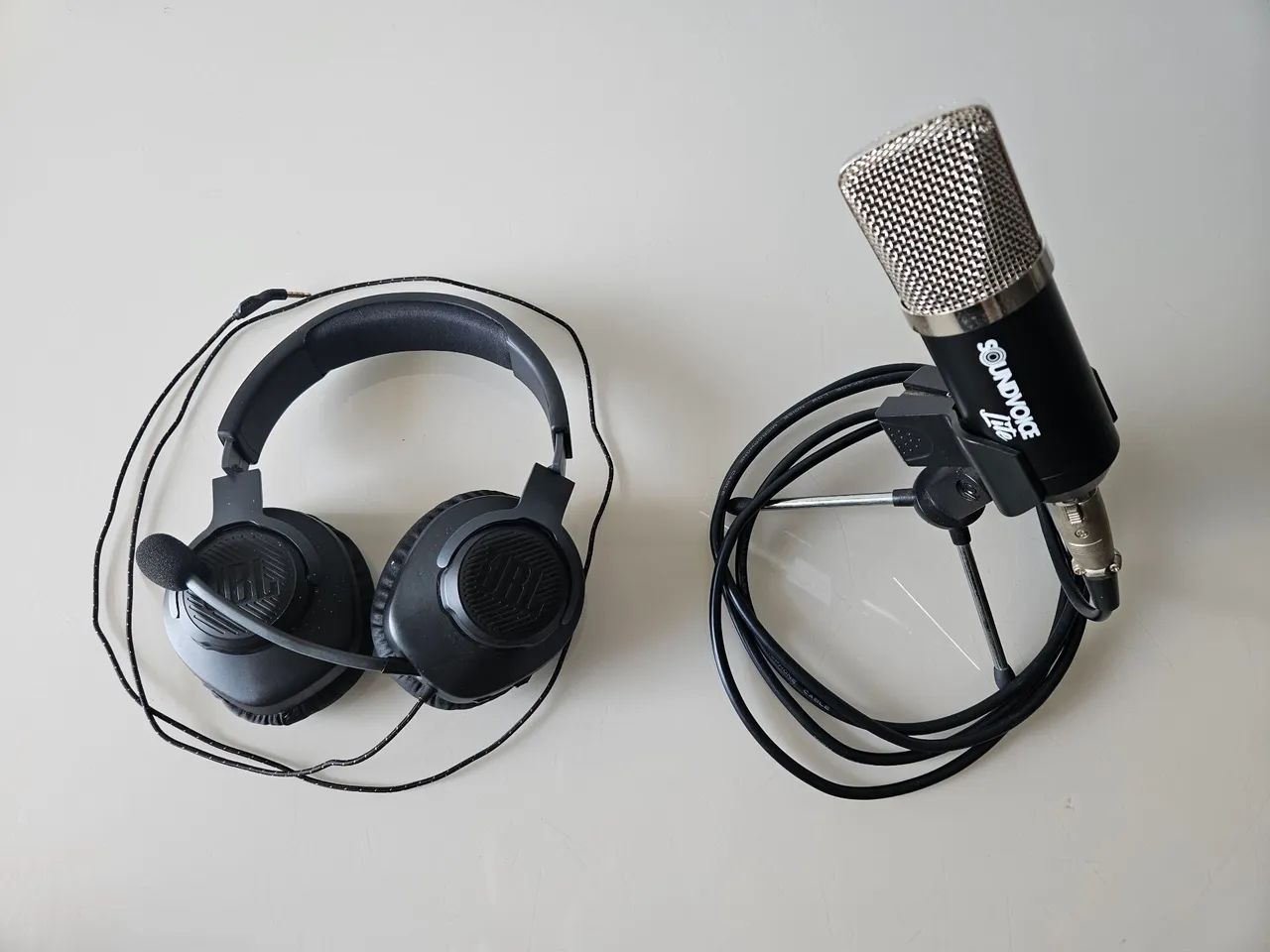 Headset JBL + Microfone Profissional