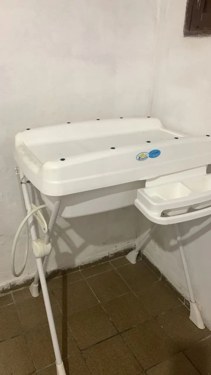Banheira e trocador 