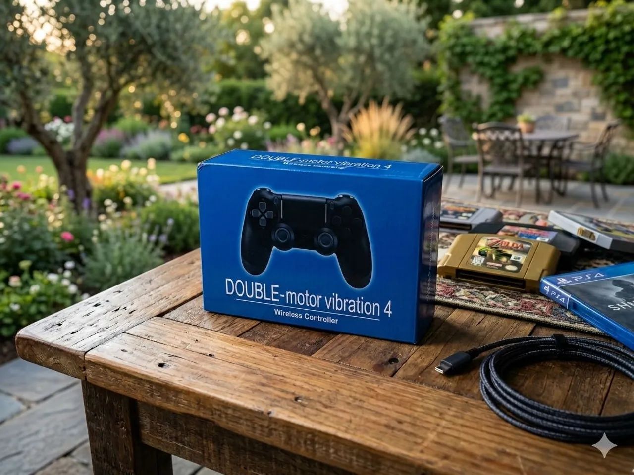 Controlhe sem fio de PS4 e PC - Foto 2