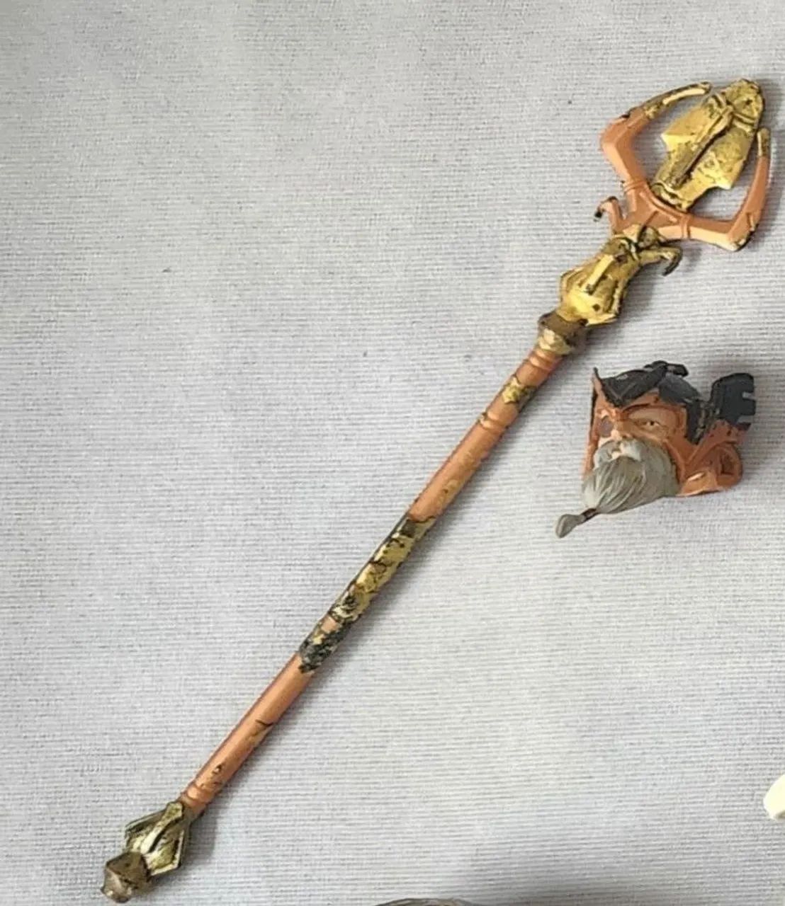 Marvel legends hasbro baf  mandroid braço esquerdo braço direito odin cabeça e Lança  - Foto 2
