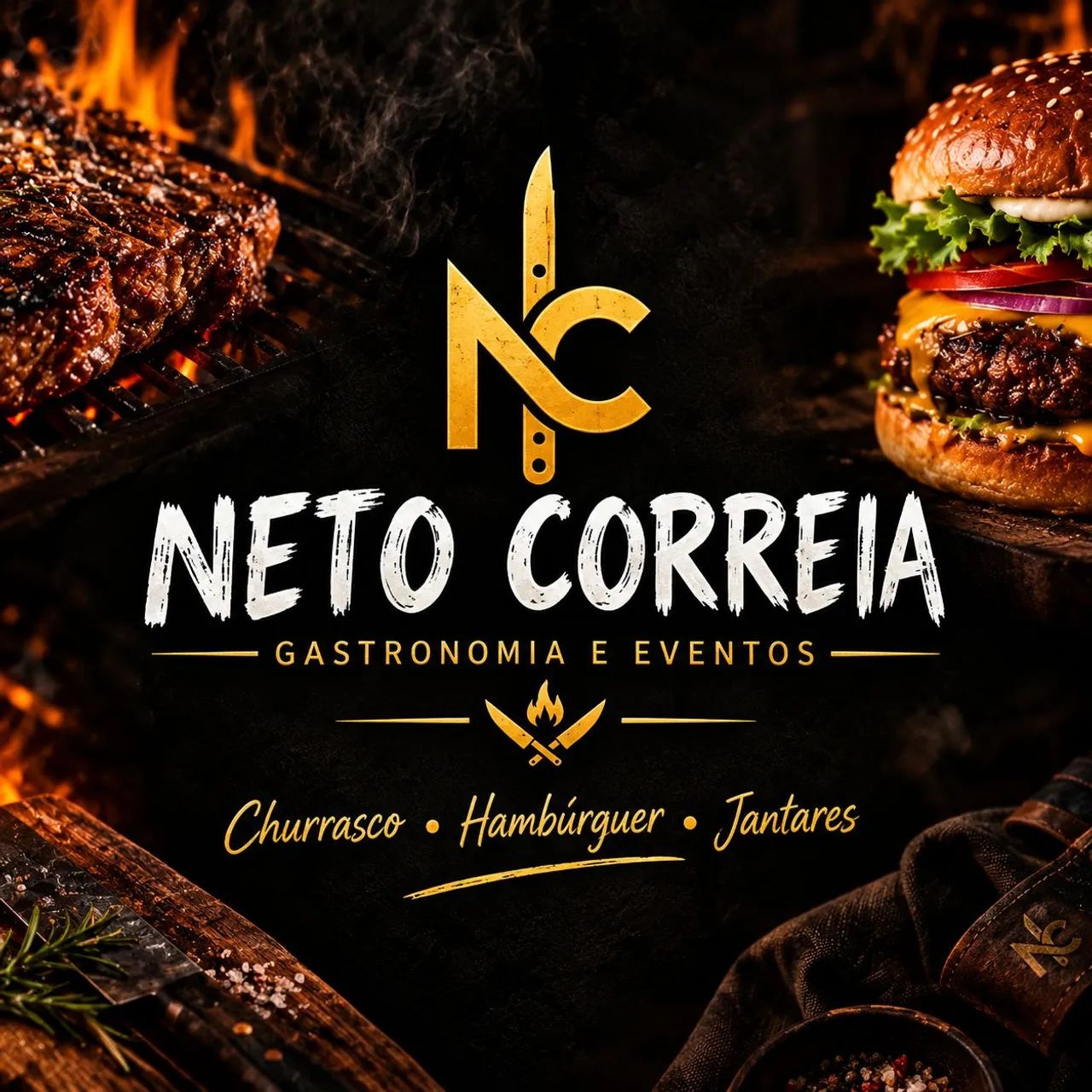 Churrasqueiro pro seu evento 
