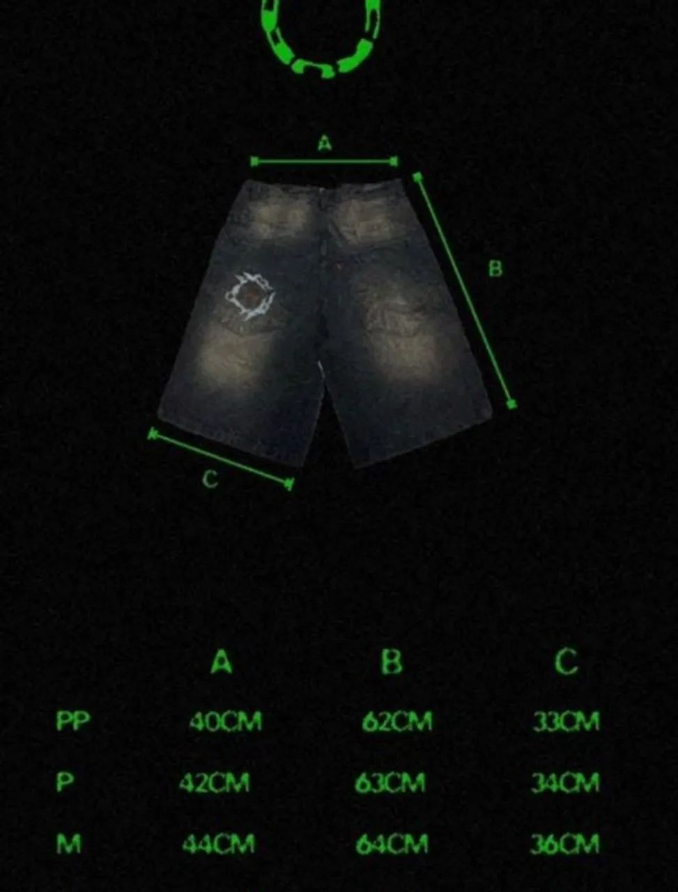 Ewcruel Aqua Jorts - Foto 3