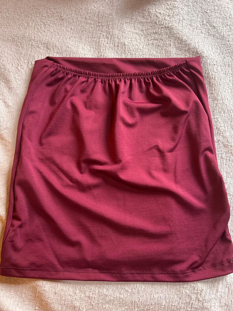 Camisa tube vinho - Foto 2
