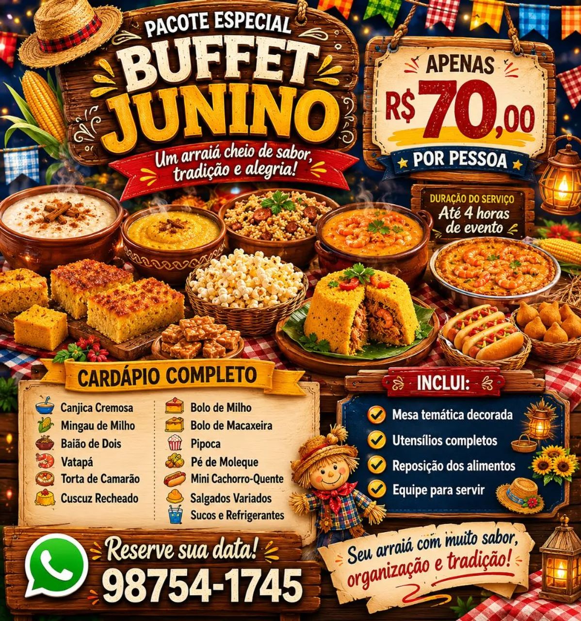 Buffet junino 