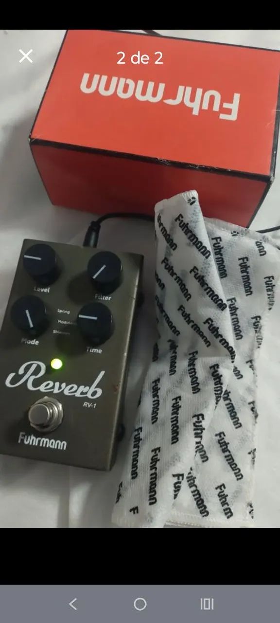 Pedal de RV1 fuhrmann aceito proposta 