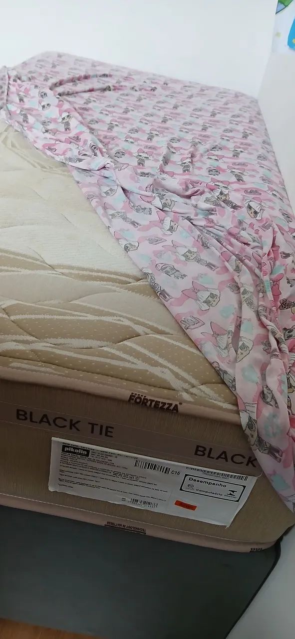 Cama de solteiro com colchão e cama auxiliar  - Foto 4