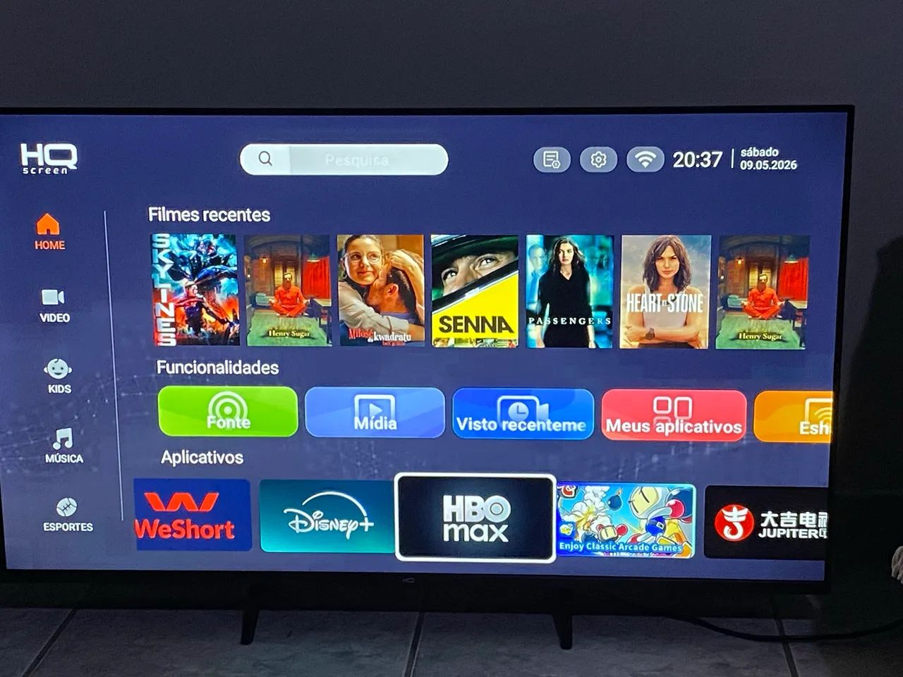 TV HQ smart 43 polegadas 