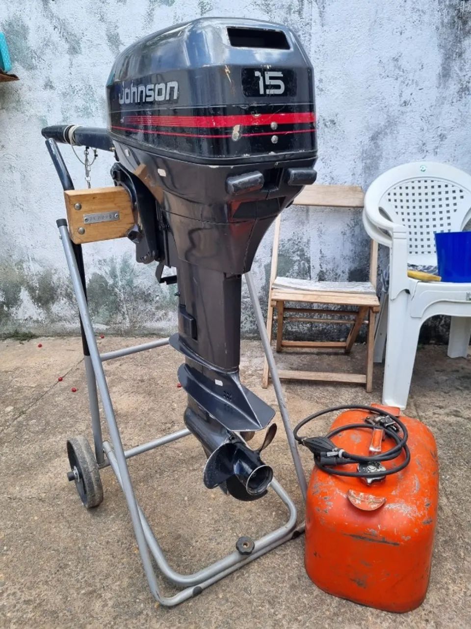 Motor jhonson 15 - Foto 4