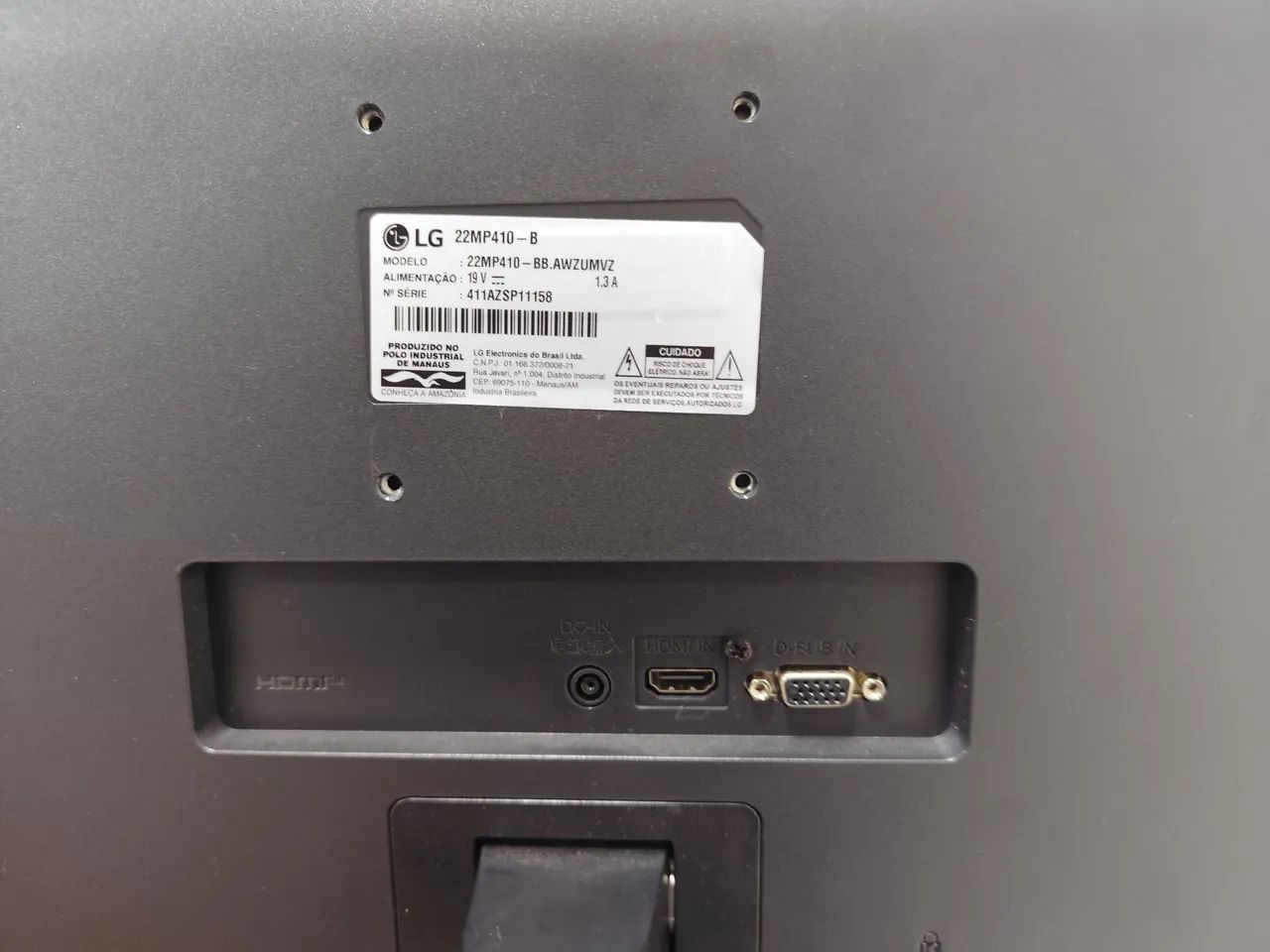 Monitor LG 21,5" 75Hz + Suporte - Foto 3