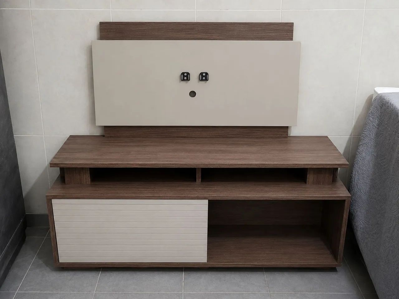 Painel com rack