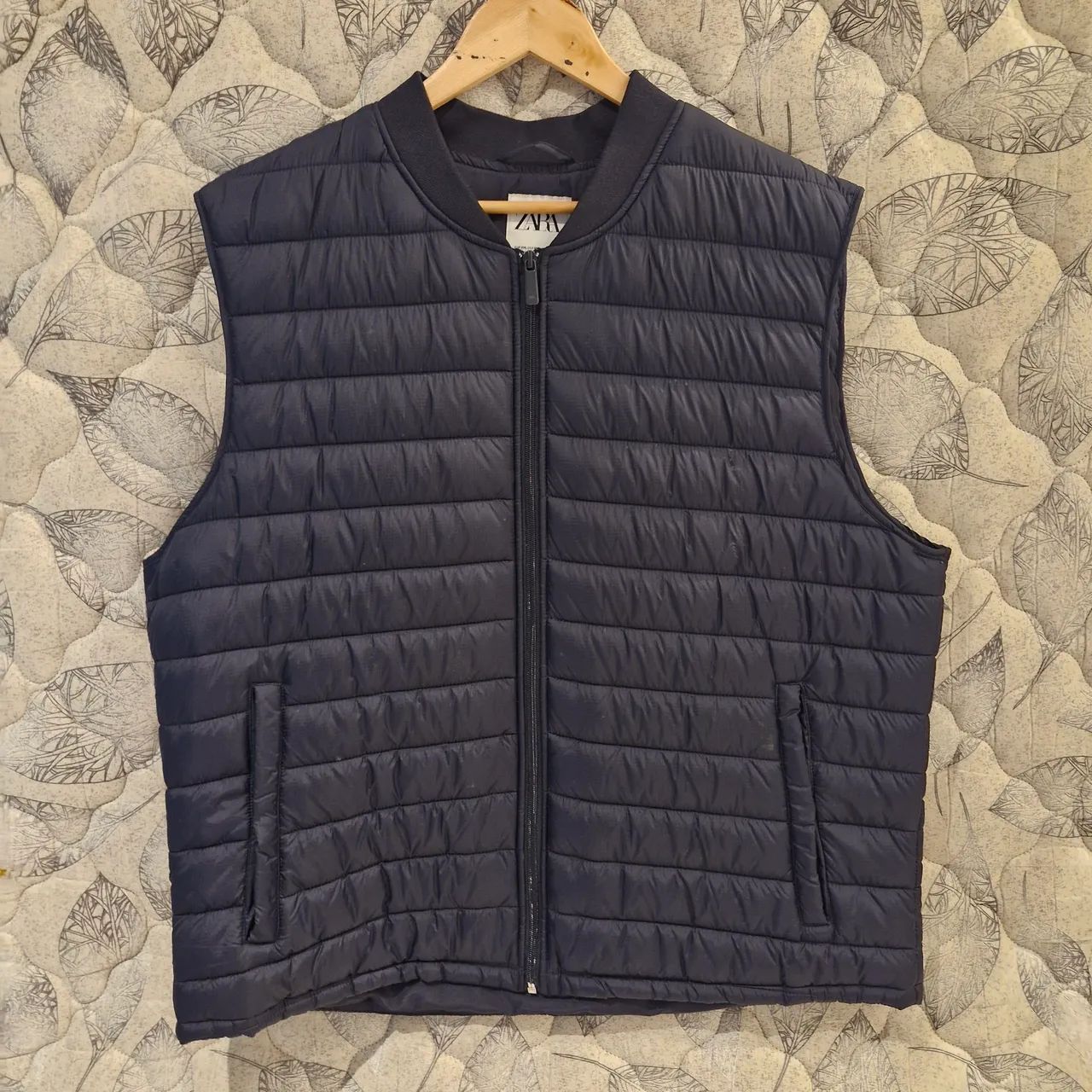COLETE ZARA AZUL ESCURO 