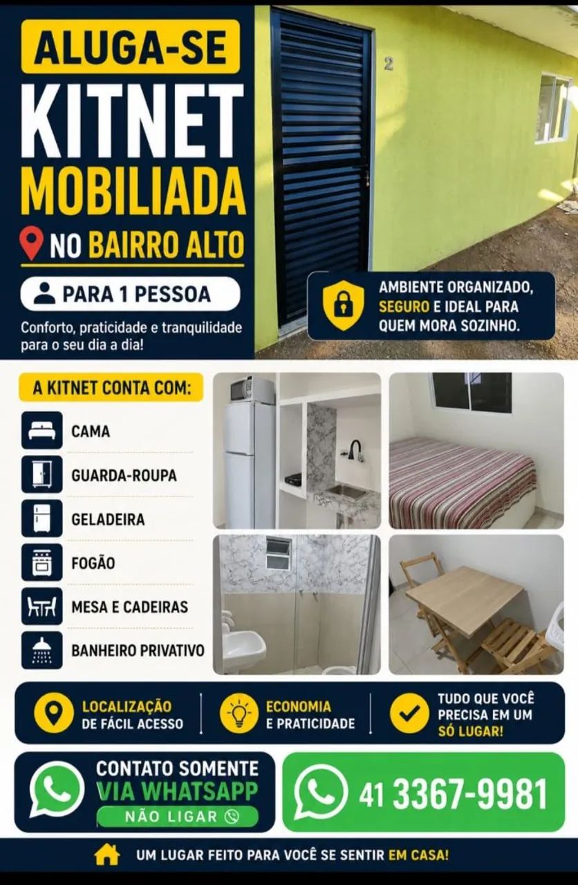 Kitnet para alugar 