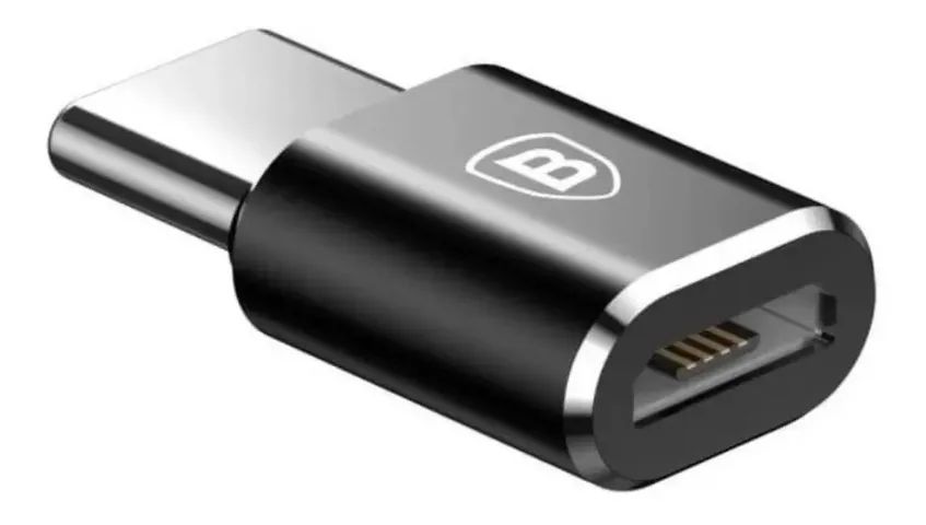 Adaptador Baseus Micro USB para Tipo C OTG - Foto 5