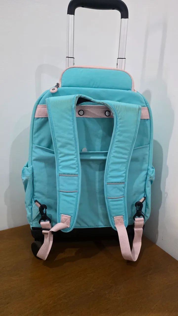 Mochila Kipling Azul + lancheira - Foto 3