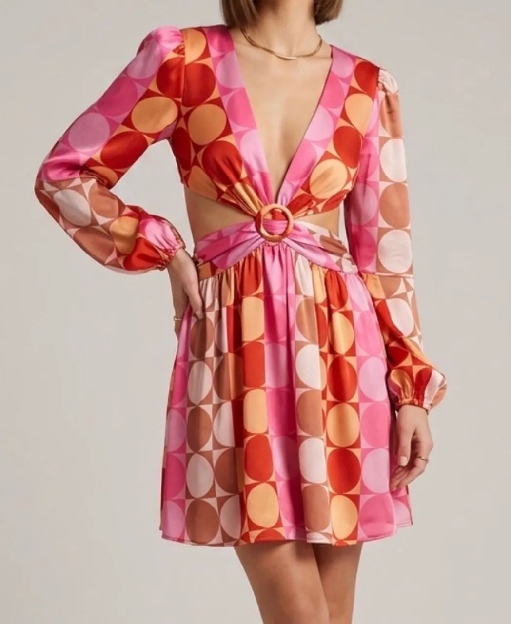 Vestido com estampa