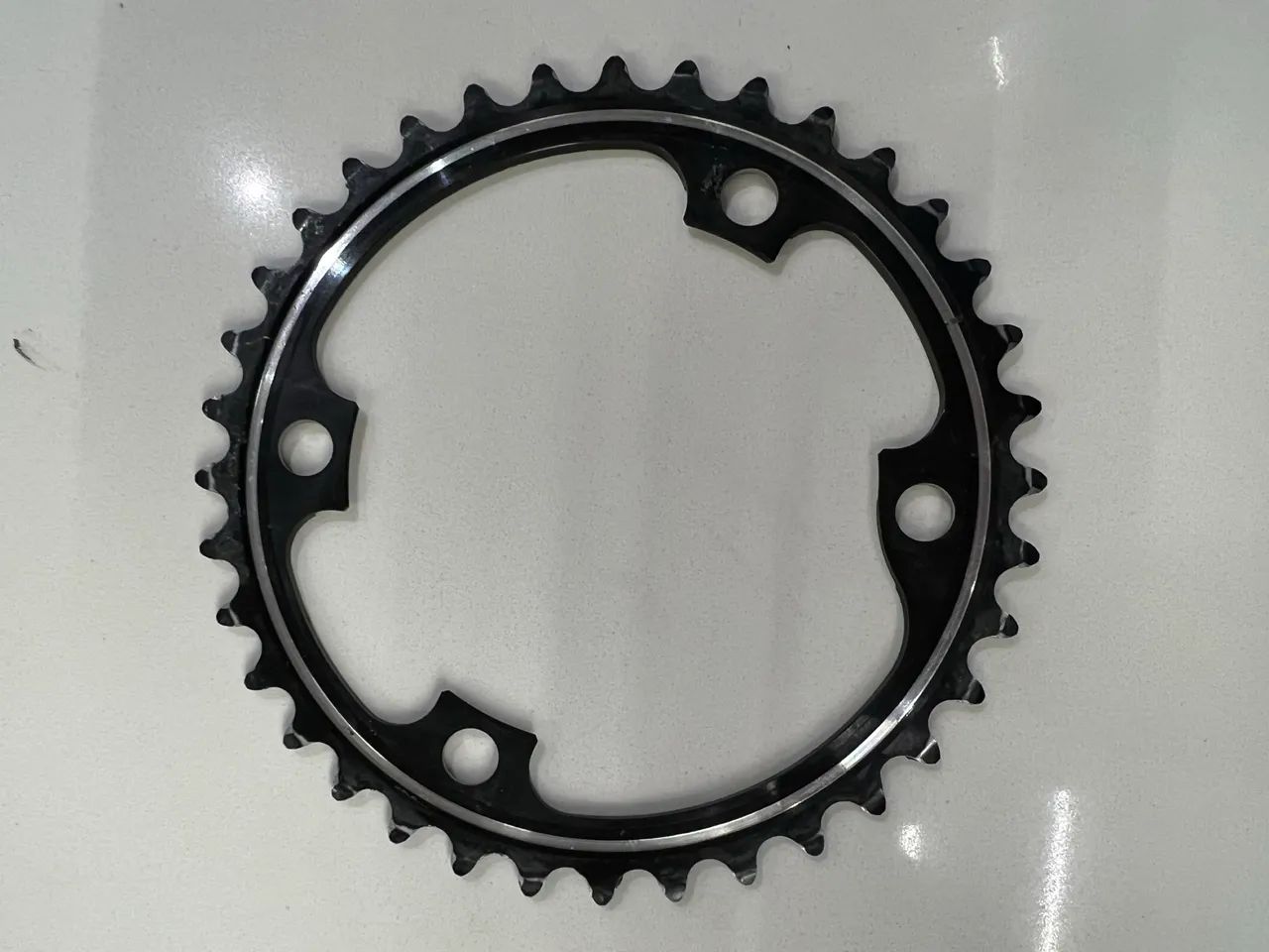 Coroas Shimano Dura-Ace FC-9000 52/36 11V Original - Foto 3