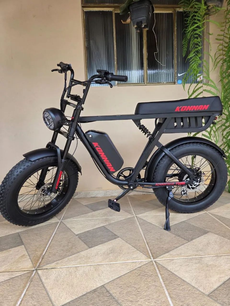 Bicicleta eletrica konnan 750w 0km