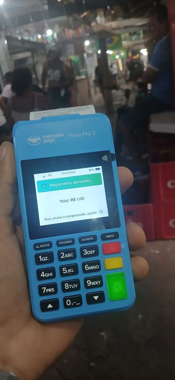 Maquina de cartao mercado pago pro2