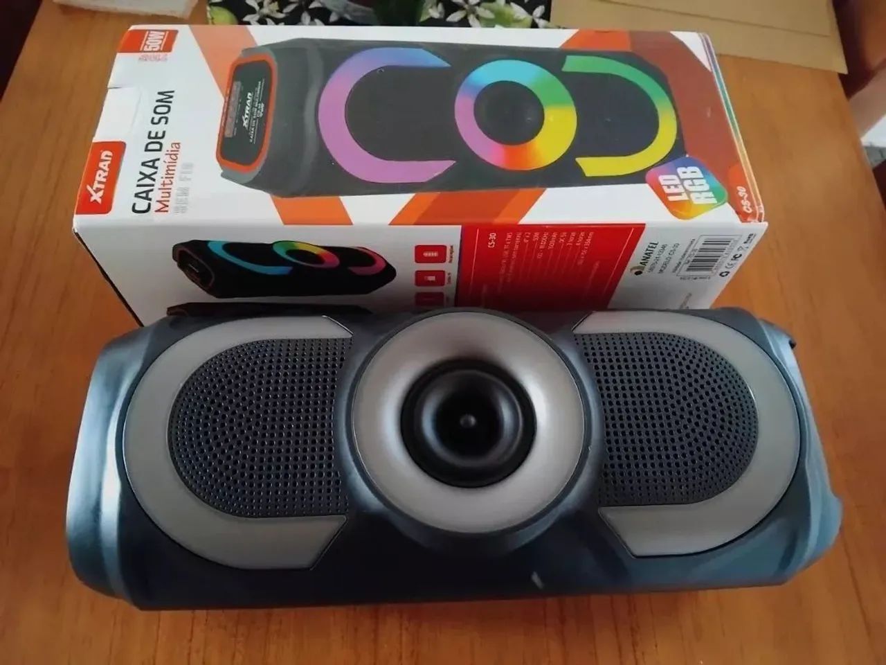 Caixa de Som Bluetooth, Produto Novo e nunca foi Usado - Foto 2