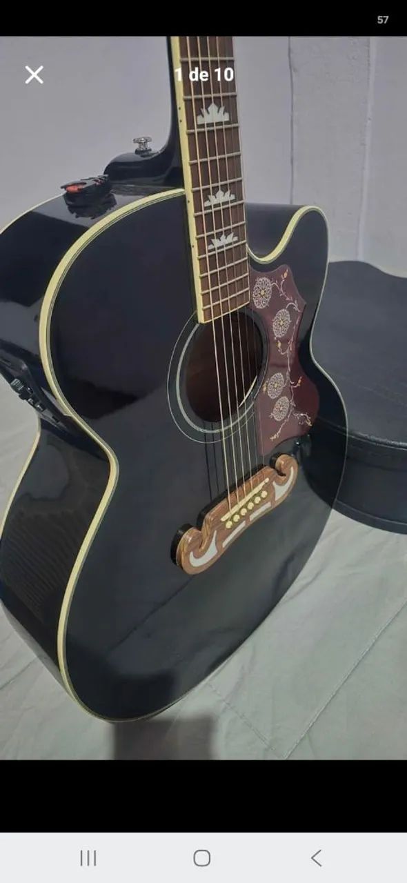 Violão Eiphone j 200EC Studio 