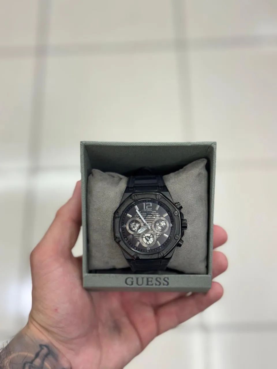 Relógio Guess Original GW0263G4 - Preto | Completo com Caixa
