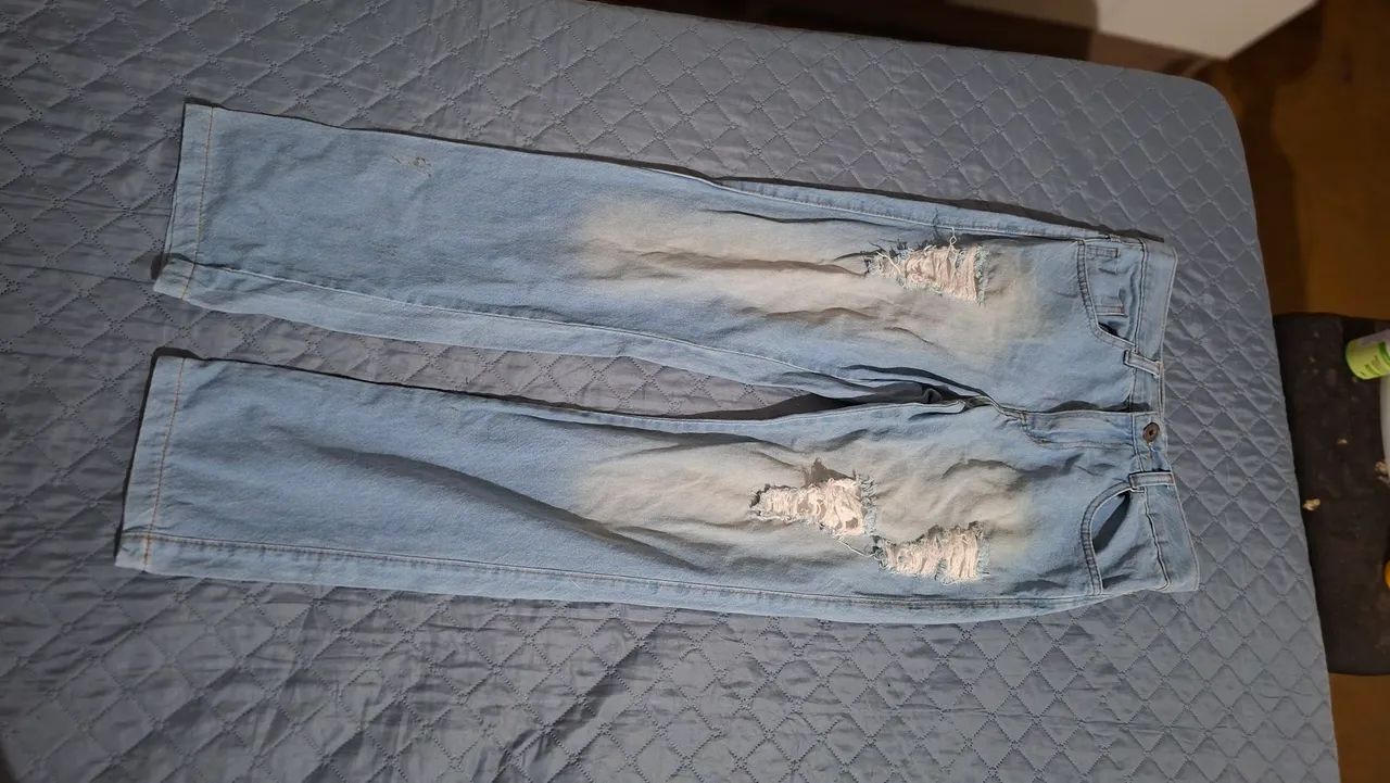 Calça jeans azul