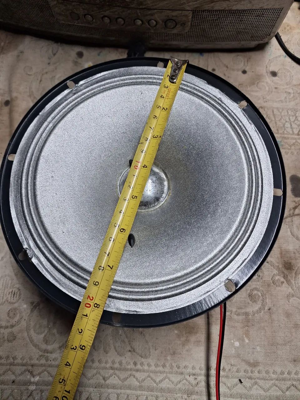 autofalante. 8 polegadas. 3 ohms  .30 w .funcionando  - Foto 3