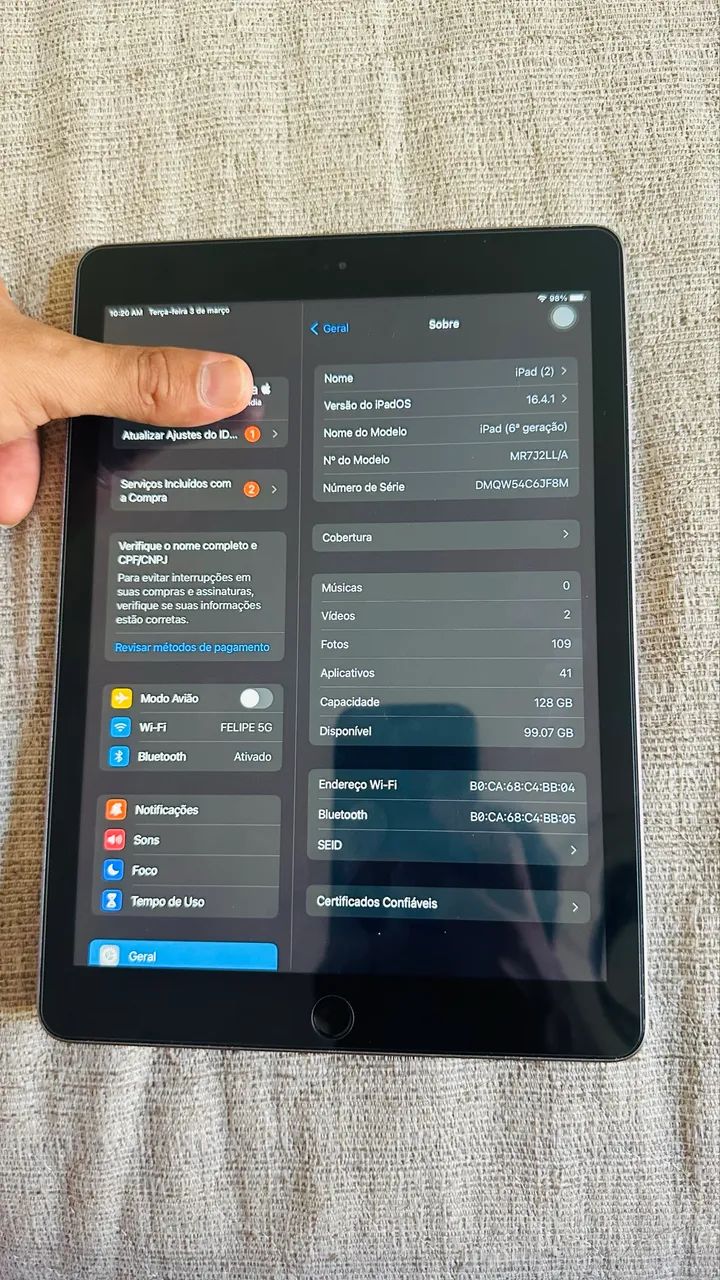 iPad 6? Geração 128gb  - Foto 3