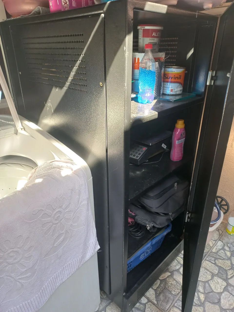 Raque piso suporte para baterias e ect - Foto 5