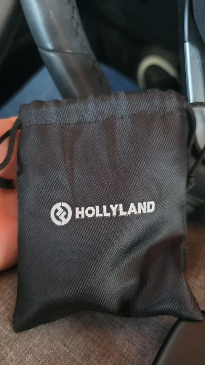Microfone Hollyland LARK M1 Duo - 2 Microfones Sem Fio + Case + Protetor de vento  - Foto 4