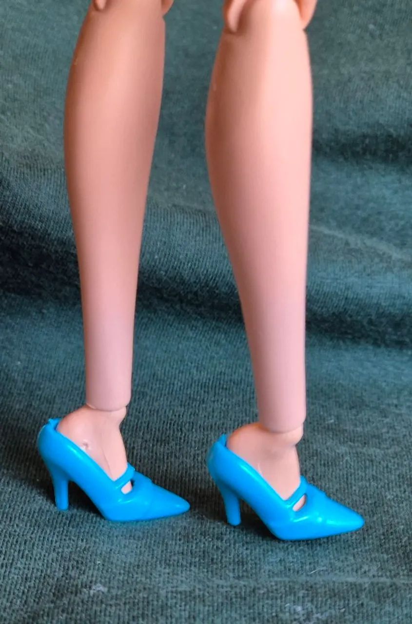Sapatinho azul para barbie