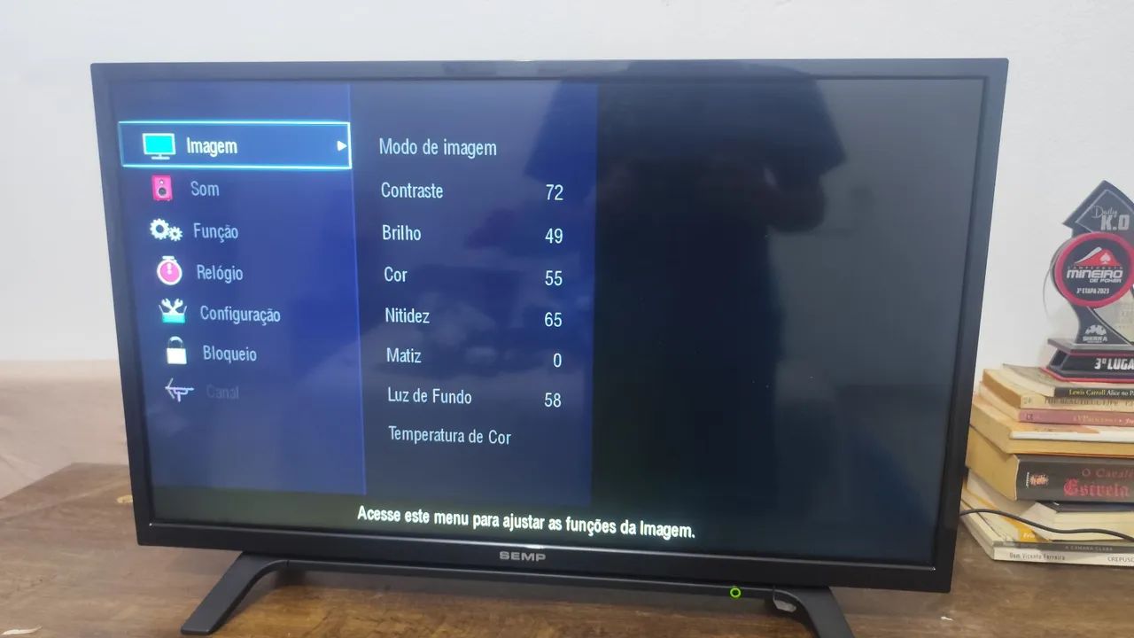 Tv  SEMP 32 em ótimo estado de conservação funciona perfeitamente (sem com) não é Smart  - Foto 2