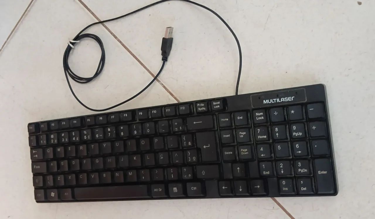 Teclado USB Multilaser Preto