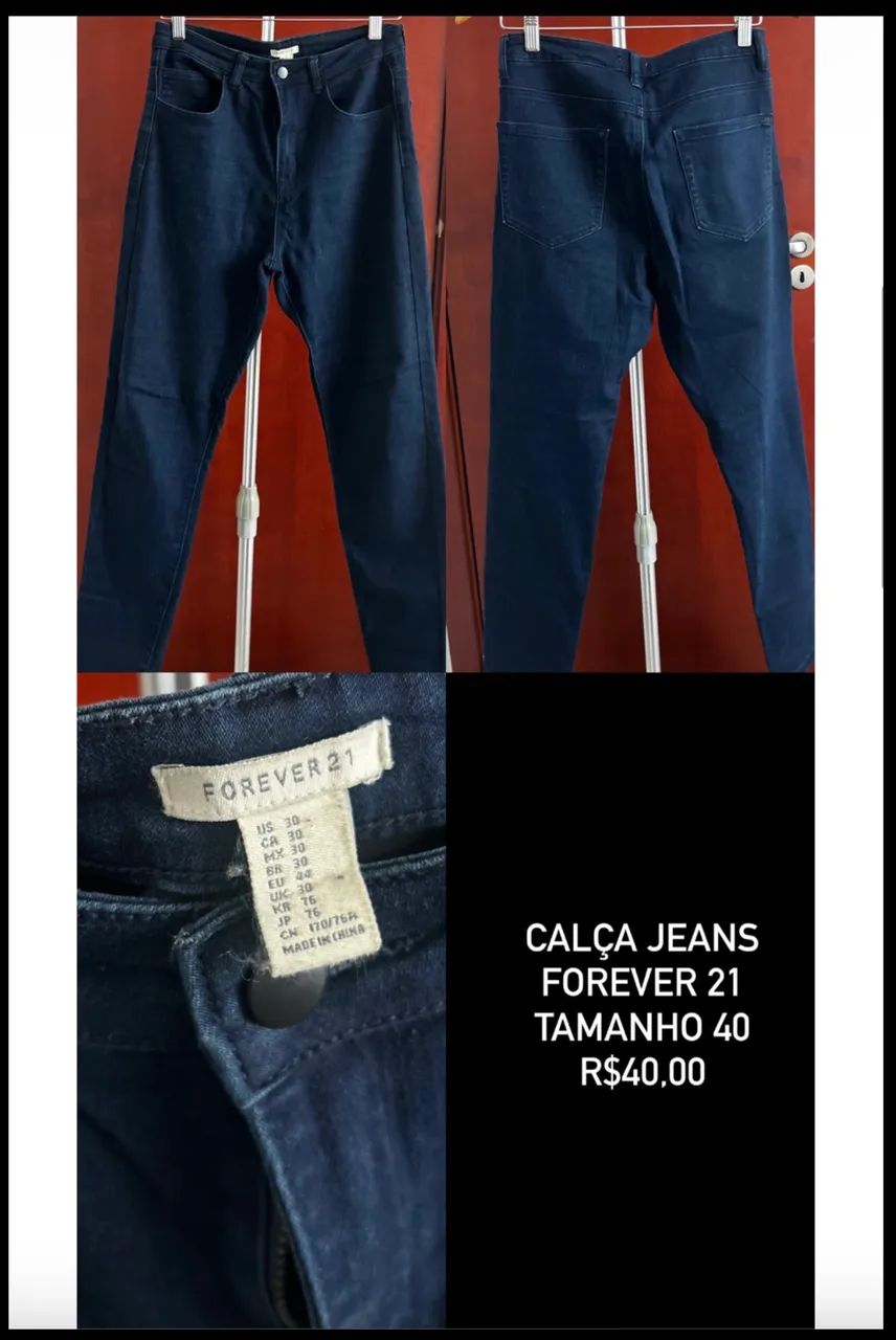 Calça jeans forever 21 