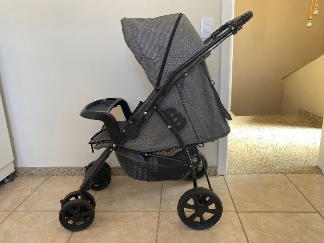 Carrinho de bebê Galzerano Preto  - Foto 2
