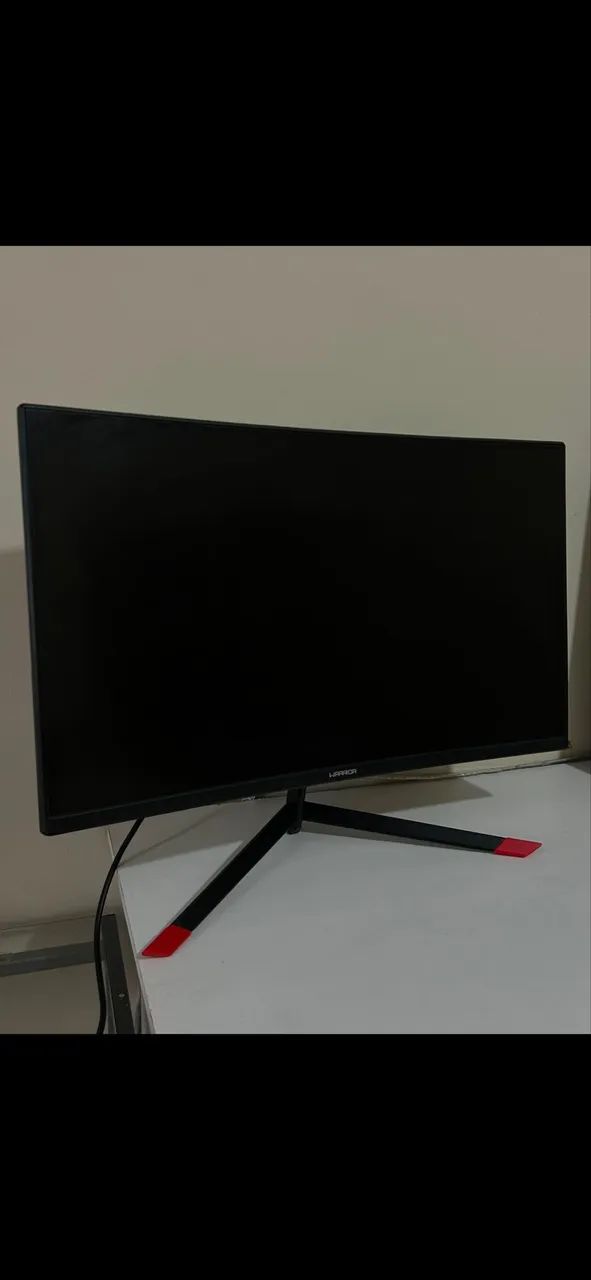 Monitor Gamer Curvo Warrior de 24" Full HD e 144Hz - Foto 4