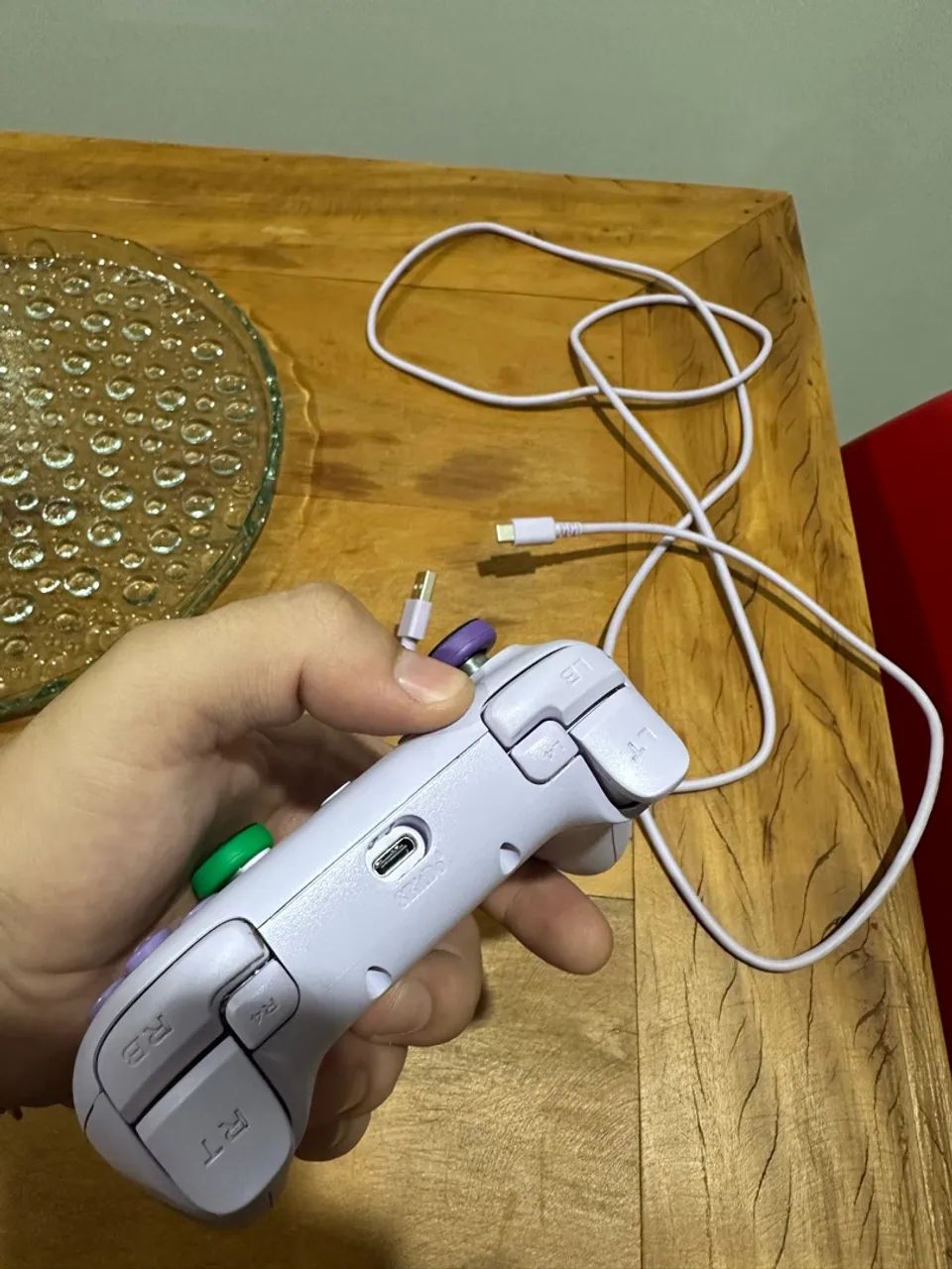 Controle 8BitDo Ultimate 2C Wired Roxo - PC / Android - Hall Effect - Foto 2