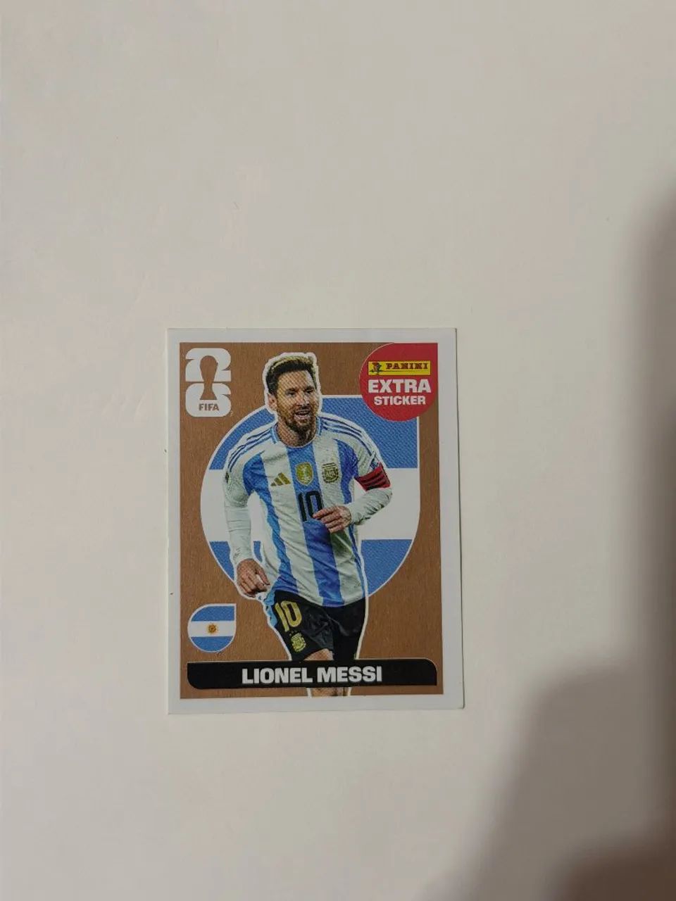 Figurinha Extra Sticker Messi 