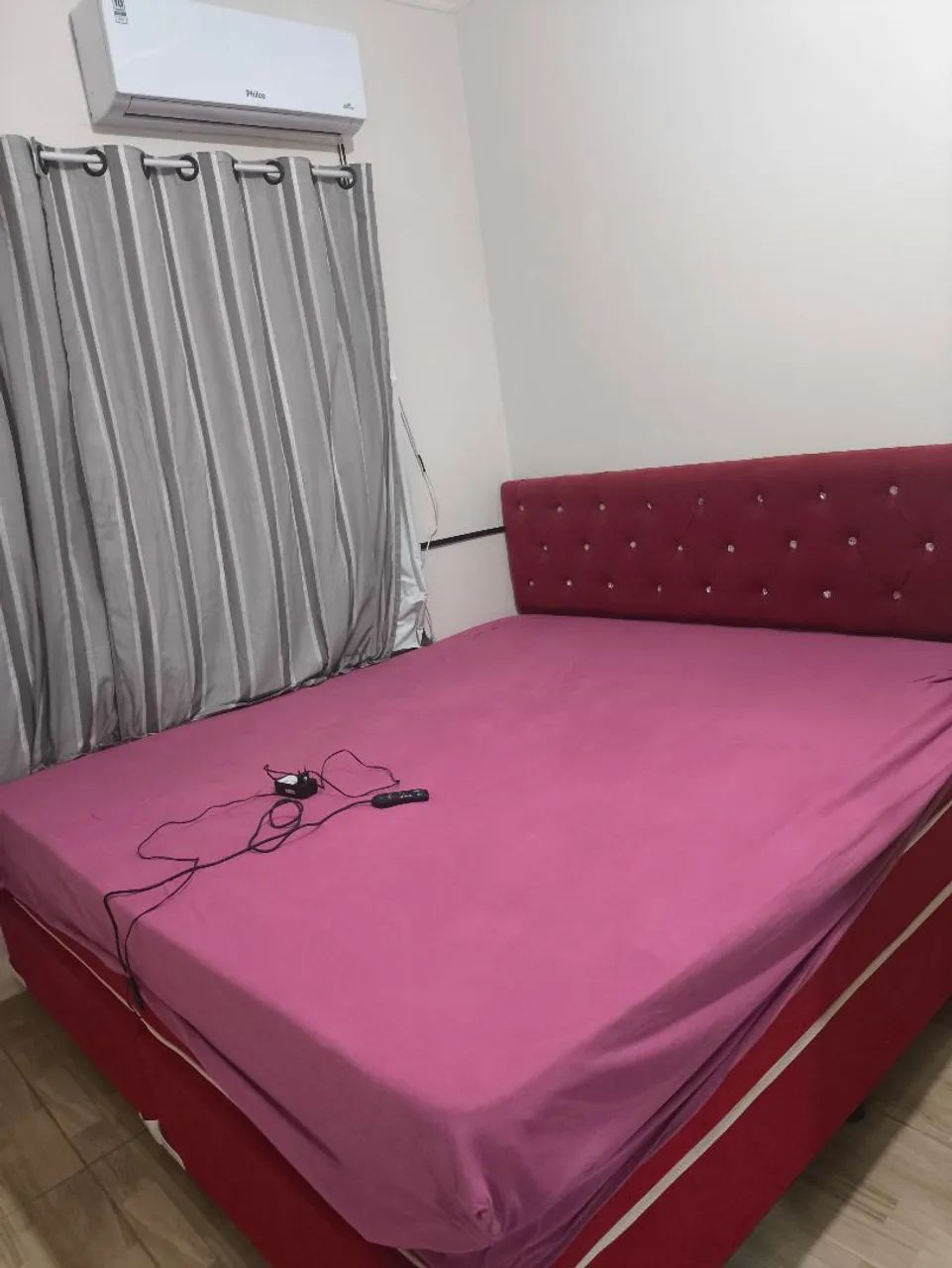 Cama super king colchão magnético