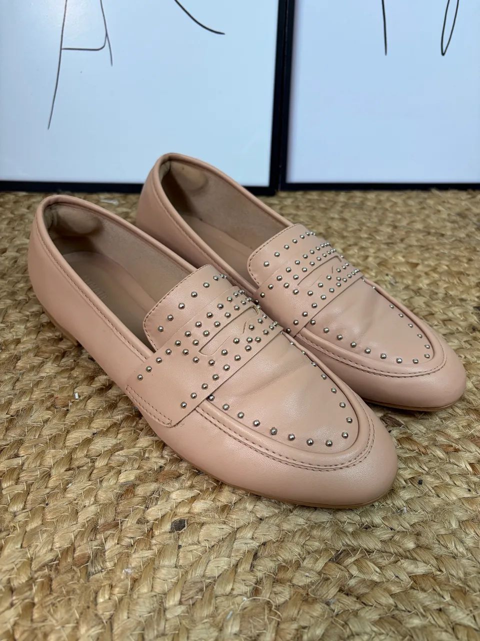 Mocassim Renner nude rosado 37